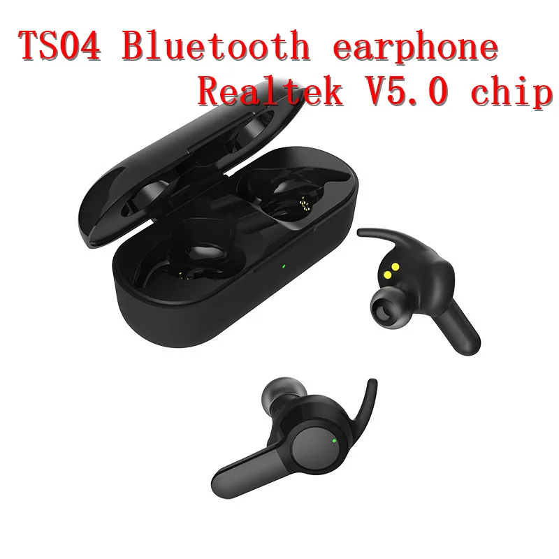 Новейшие беспроводные Bluetooth наушники TS04 музыкальная гарнитура двойной микрофон