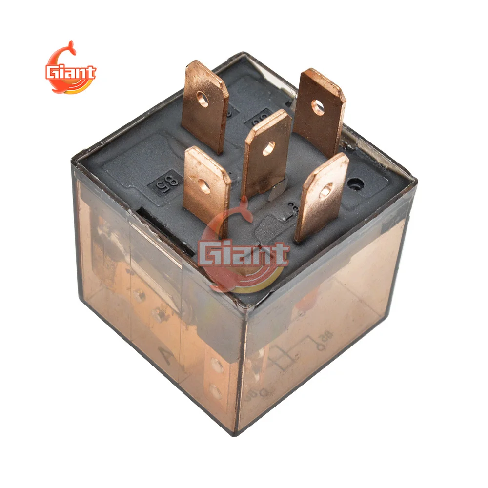 High Quality LED Light And Ceramic Socket Waterproof Car Relay 12V 100A 5PIN SPDT Control Device | Обустройство дома
