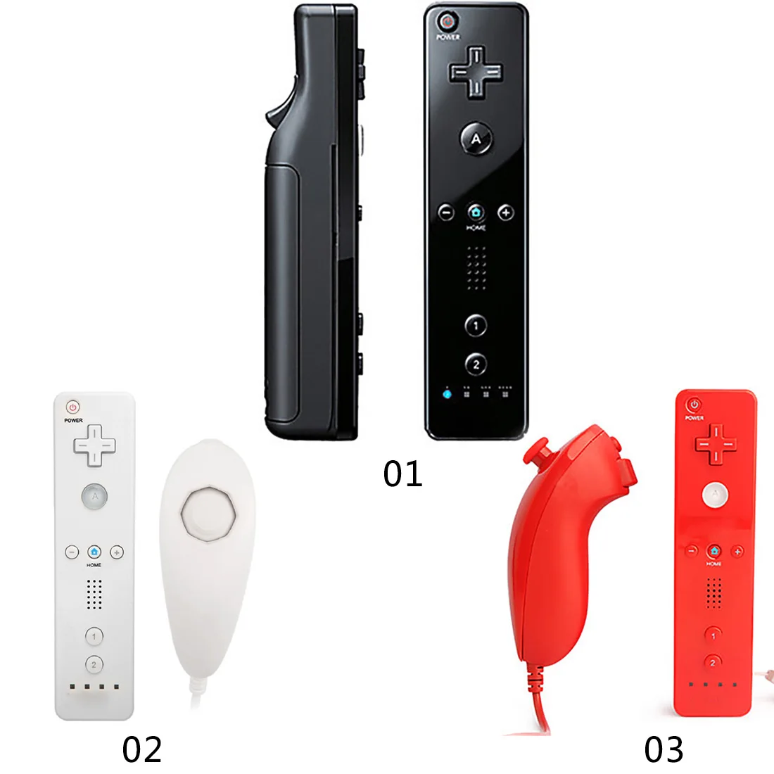 Левая anGamepad wii левая и правая ручка игровые аксессуары геймпад беспроводной