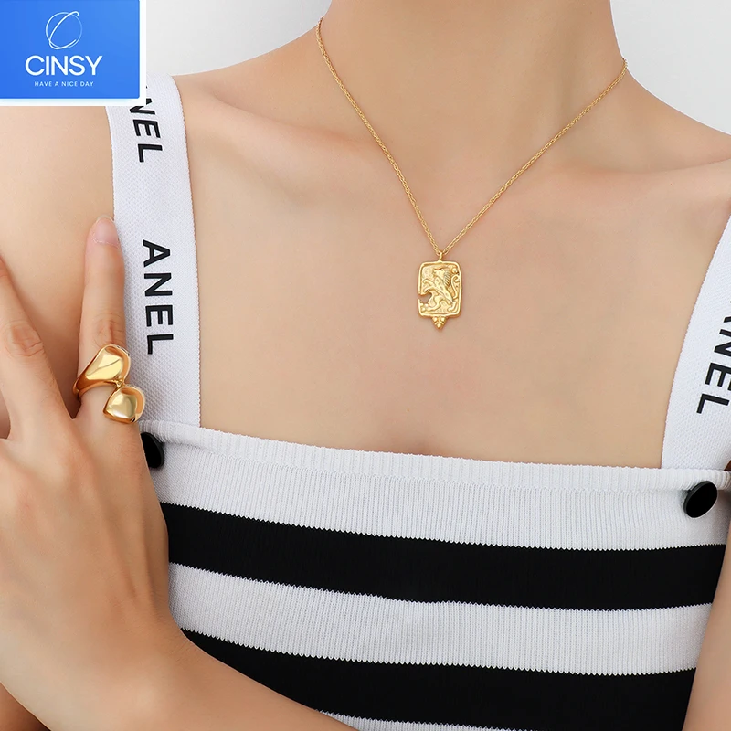 

CINSY Pendants Jewelry For Women Collares Para Mujer Trending Products Chains Necklace For Women Goth Necklaces Necklace Choker