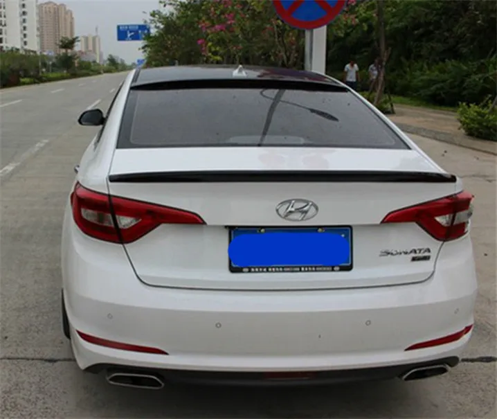 Спойлер на крышу для Sonata 2016 2018 Hyundai 9 спойлер из АБС пластика цветной задний