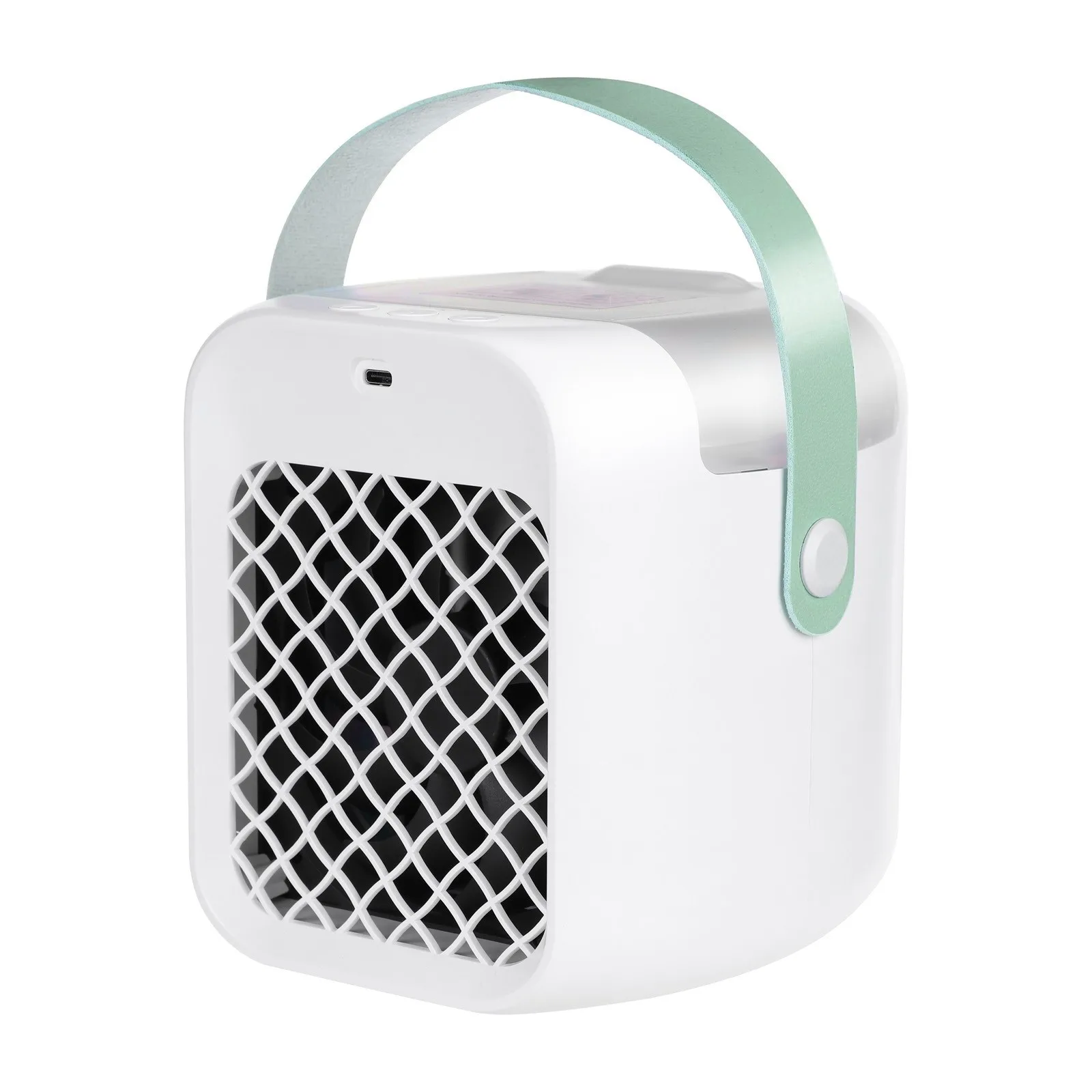 

40# Air Cooler Fan Mini Desktop Air Conditioner With Portable Usb Water Cooling Fan Humidifier Purifier Multifunction Summer