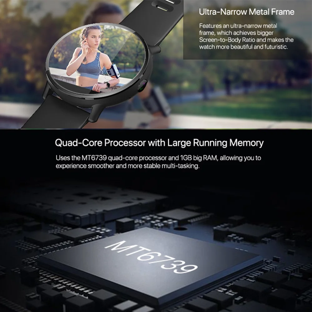 

HopoFit Smart watch 4g GPS WIFI DM19 Watch Men Google Play Phone Watch Men Digital Wristwatches Camera 8MP for Android IOS