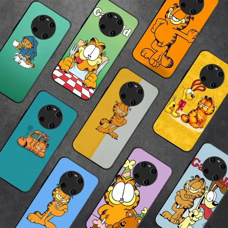 

Cartoon G-arfieldes Phone Case For Huawei Y 5 Y62019 Y52018 Y92019 Luxury funda case for 9prime2019