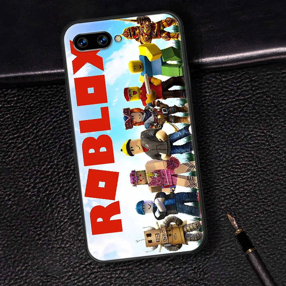 

Robloxes Game Phone Case Cover Hull For HUAWEI Honor 6A 7A 7C 8 8A 8S 8x 9 9x 10 10i 20 Lite Pro black Back Silicone Coque Tpu