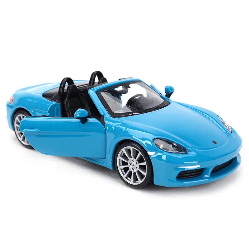 Bburago 1:24 Porsche 718 Boxster спортивный автомобиль статическая литая модель сплава Модель автомобиля