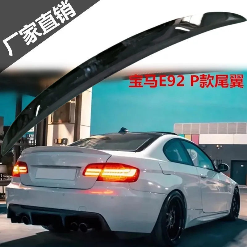 

For BMW E92 2006-2010 2 doors high quality ABS Plastic Unpainted Color Rear Spoiler Wing Trunk Lid Cover Car Styling