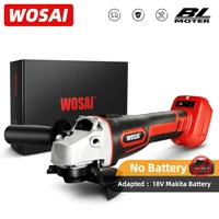 wosai mt ser brushless cordless impact angle grinder without battery power tool cutting machine polisher for 18v makita battery