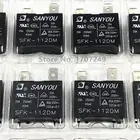 100% оригинальное новое реле SANYOU SFK-112DM 12VDC 20A 250VAC 4Pins реле питания может заменить JQX-102F HF102F-12VDC