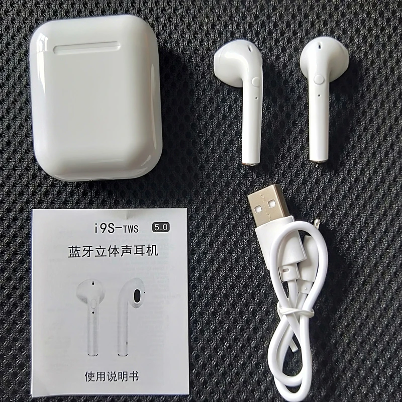 No package box Новое обновление i9s tws Pop up Window беспроводные наушники стерео наушники бинауральные звонки Bluetooth наушники гарнитура для всех телефонов - Цвет: No package box