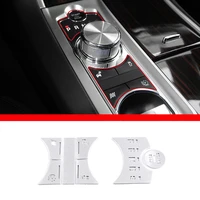 for jaguar xf 2012 2015 stainless steel car central control gear shift panel buttons covers stickers trim interior accessories