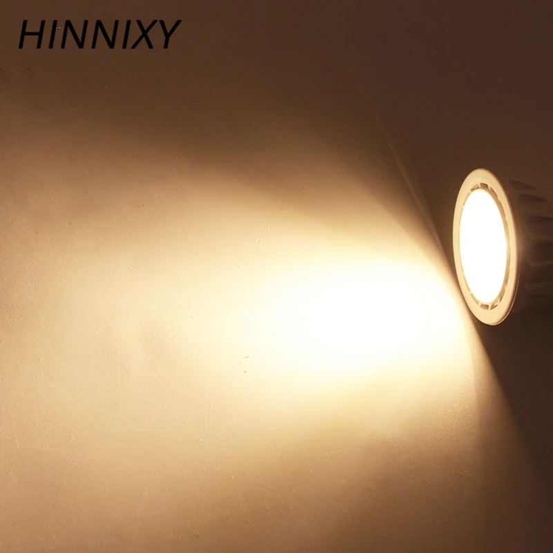 Hinnixy RA80 CE MR16 GU10 Светодиодный прожектор лампа для подвесных ламп 5 Вт 110-220 В белый