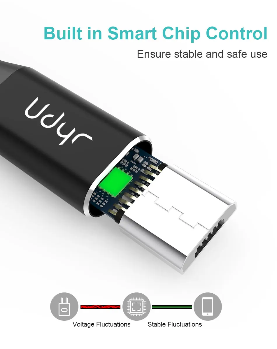 Udyr 3 м микро USB кабель Быстрая зарядка для Xiaomi Redmi Note 5 Pro Android кабель для передачи данных для мобильного телефона для samsung S7 микро зарядное устройство