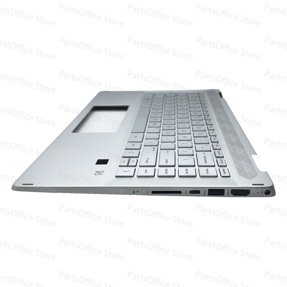 

Palmrest Cover w/ Keyboard Silver For HP Pavilion X360 14-DH L53785-001