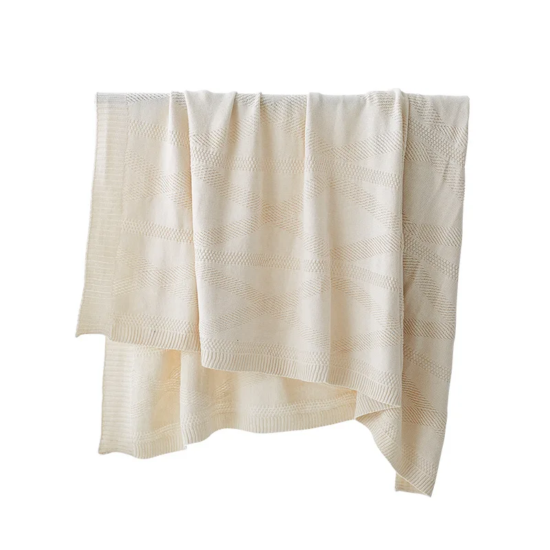 Новинка 3 цвета портативное покрывало в клетку супер мягкое вязаное одеяло для