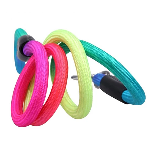 Новый прочный нейлоновый плетеный ремень радужного цвета поводок для собак