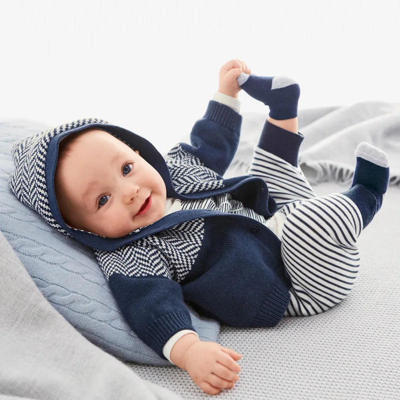 

Baby Clothing Cotton Long-sleeved Romper Jumpsuit Plus Coat Spring Autumn and Winter Newborn Clothing Thickened Baby Clothing