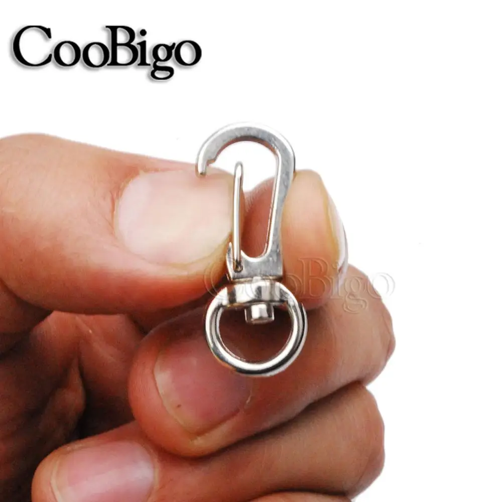 10pcs Metal Holder Key Chain Lobster Clasp Swivel Trigger Snap Hook Rings For DIY Craft Outdoor Backpack Bag Parts | Дом и сад