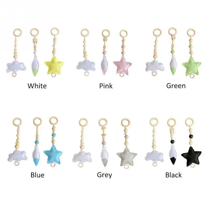 

Solid Wood Fitness Rack Pendant Baby Gym Toy Hanging Ornaments Room Decor Kids Toy Baby Toys Attract Babies Play