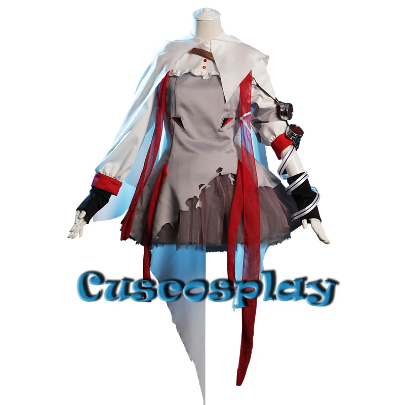 

Anime Arknights Eyjafjalla Cosplay Costume Little Sheep Dress Women Lovely Halloween Party Dress Christmas Fancy Costumes Outfit
