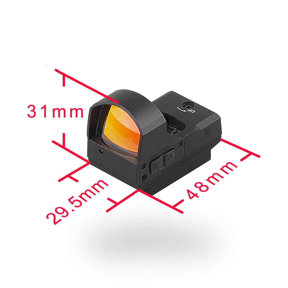 Mini Red Dot Holographic Discovery Optical Sight Tactical Hunting Rifle Scope Fit Picatinny 20mm Rail | Спорт и развлечения