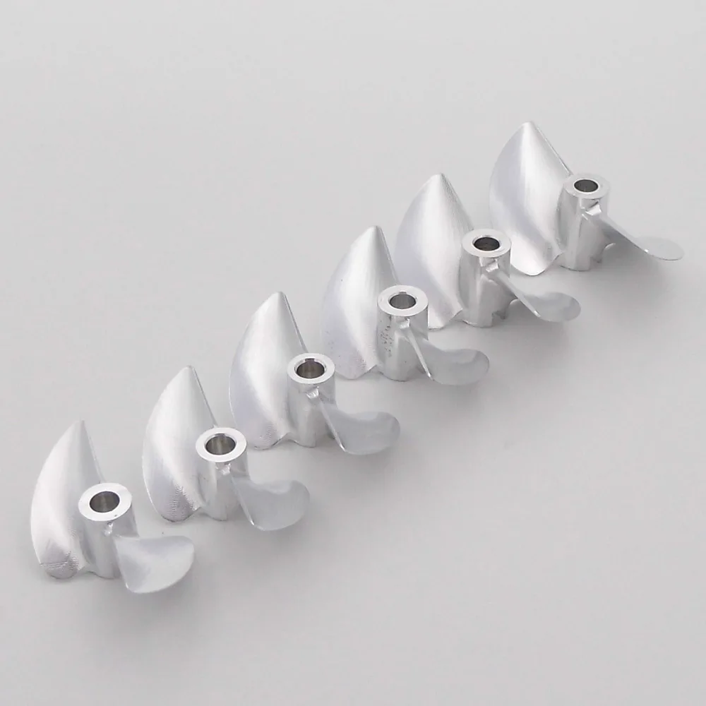 Металлический Алюминиевый Пропеллер 1 шт. 4 мм 2 лезвия 30 45 32 35 38 40 41 44 опора для