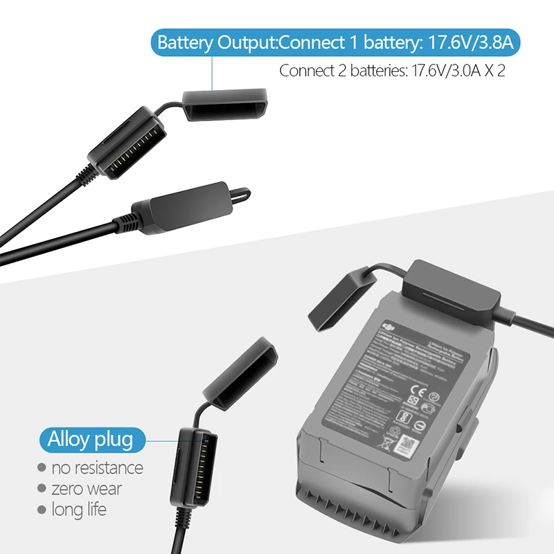 Автомобильное зарядное устройство с пультом дистанционного управления для DJI Mavic