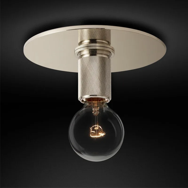 Скандинавский светодиодный потолочный светильник прикроватный алюминиевый |