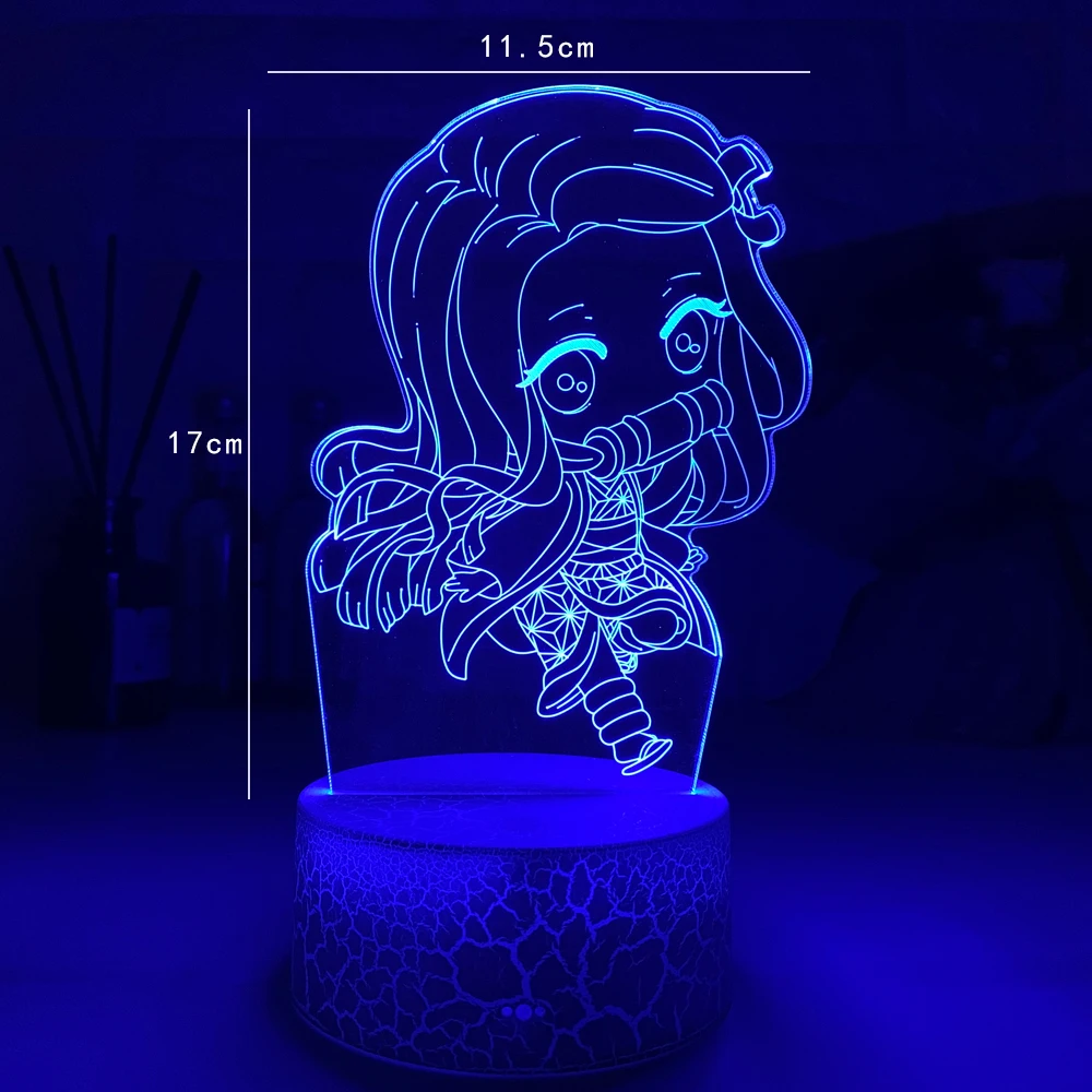 

Newest Japanese 3d Lamps Anime Figure Nightlight Kids Child Girls Bedroom Decor Lights Manga Gifts Night Light Lamp In The A-415