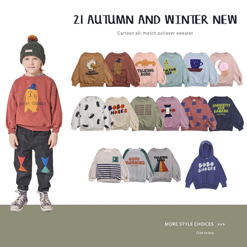 Su&eacute;ter de dibujos animados para ni&ntilde;os, sudadera, Tops de invierno, oto&ntilde;o e invierno, 2020-1