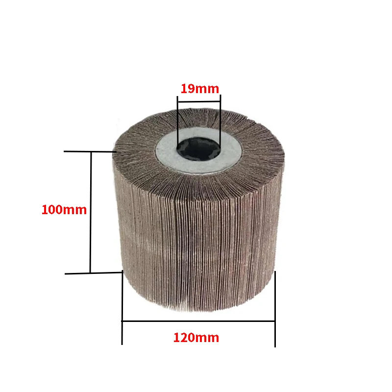 

Emery Cloth Striping Fiber Abrasive Polishing Wheel Non-Woven Nylon Flap Brush Satin Drawing Polishing Drum Sander Tools
