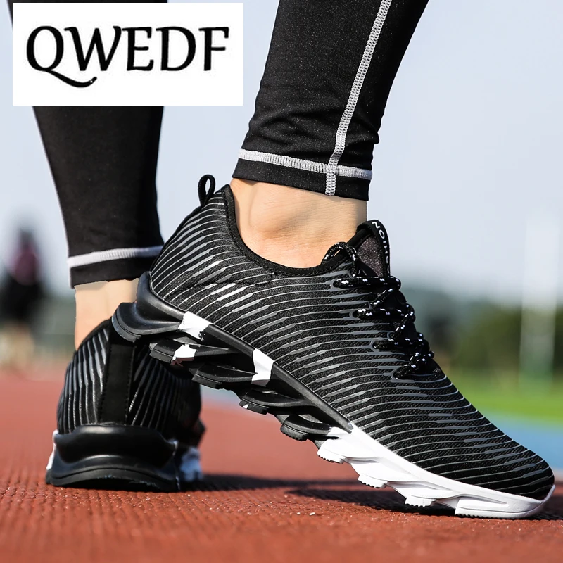 QWEDF новые дышащие мужские кроссовки 9908 Мужская обувь для взрослых красные черные