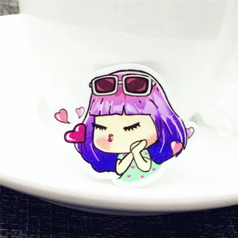 40 шт./лот модные городские красивые креативные милые самодельные наклейки