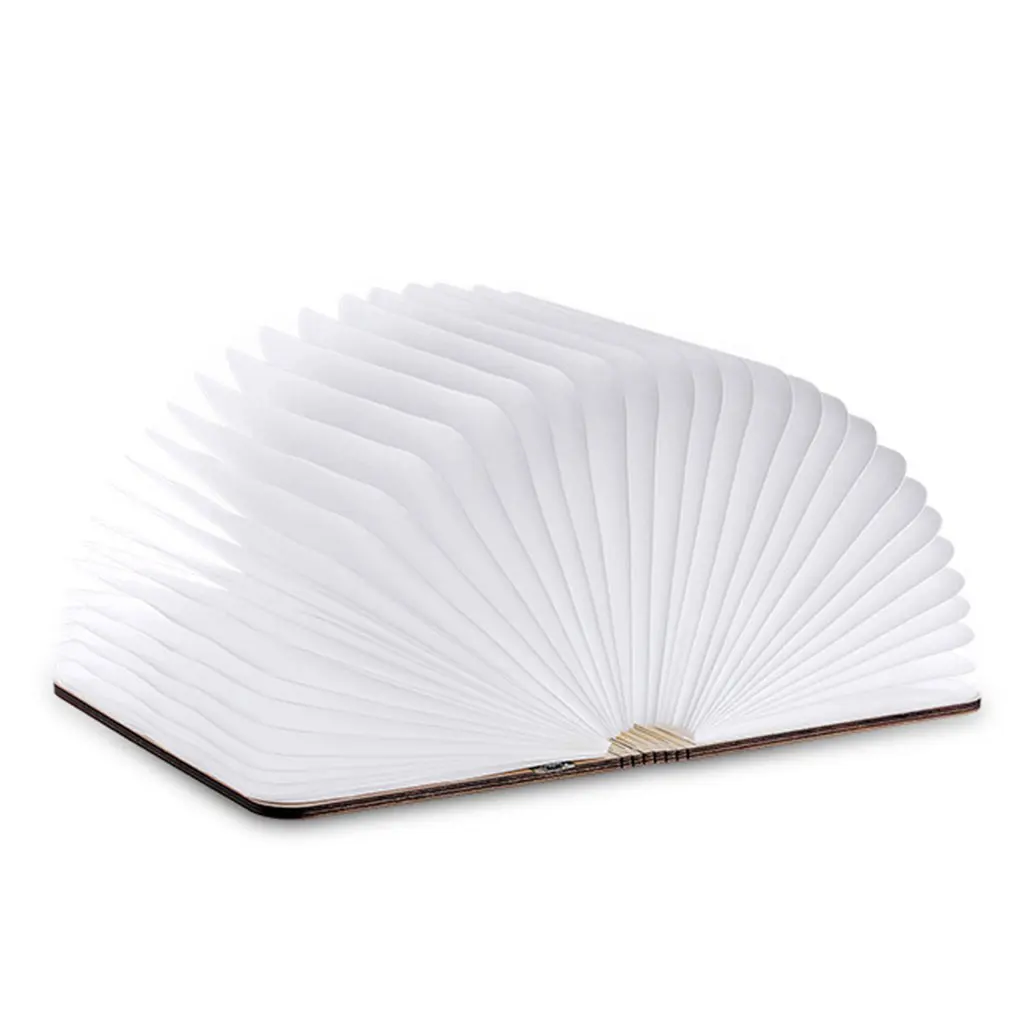 ICOCO USB Перезаряжаемый светодиодный магнитный складной деревянный ночной