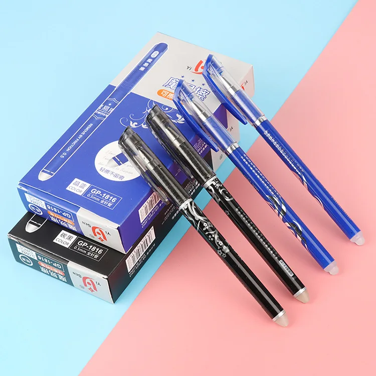 1 шт. стираемый гель Сменные стержни для ручек синие чернила и черные Волшебные