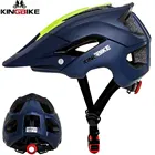 Велосипедный шлем KINGBIKE для взрослых, легкая дышащая Защитная шлем для горных велосипедов с интегрированным формованием