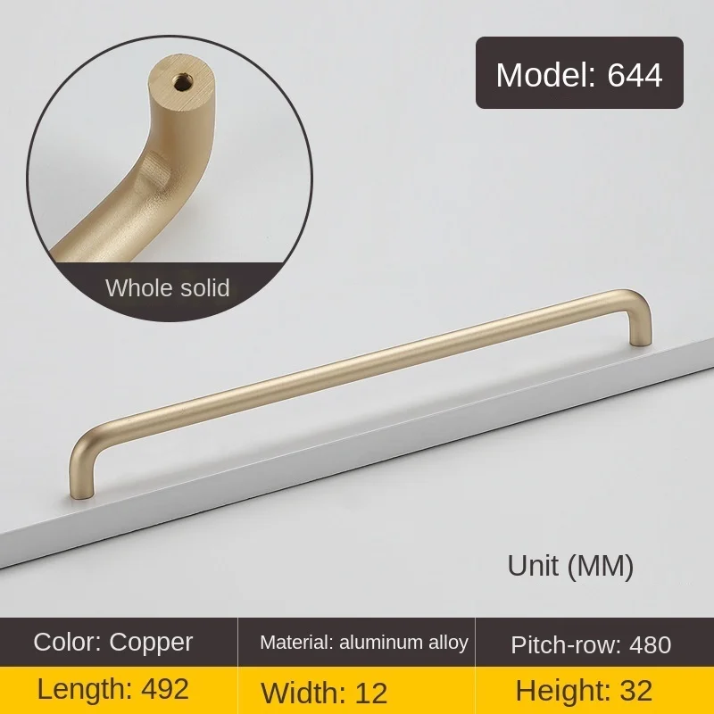 

Ручка для шкафа из алюминиевого сплава черная