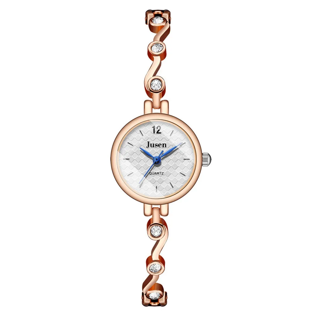 

reloj Rose Gold Casual Quartz Ladies Bracelet Wristwatches New Arrive Creative Women Fashion Luxury Watch Dress Quartz Clock