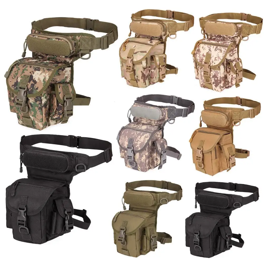 2020 Спортивная однотонная сумка для ног с камуфляжным принтом набедренный ремень