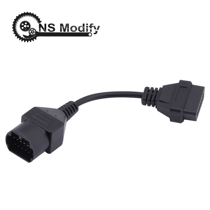 Диагностический Кабель адаптер OBD2 с 17 Pin на 16 для Mazda|Кабели и коннекторы