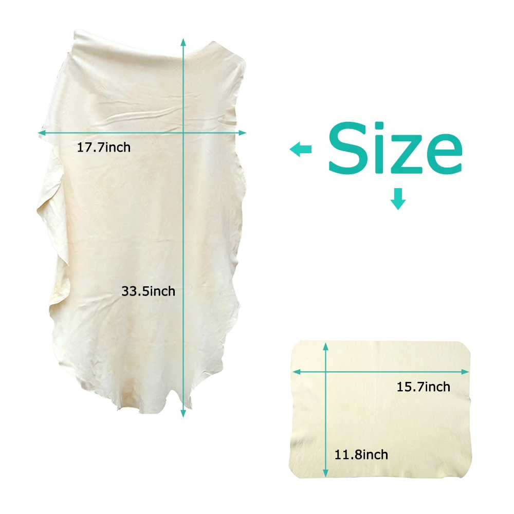 Car Wash Towel Absorbent Quick Dry Auto Cleaning Supplies Tools Accessories Natural Chamois Leather Clean Cloth Towels 45x75cm | Автомобили