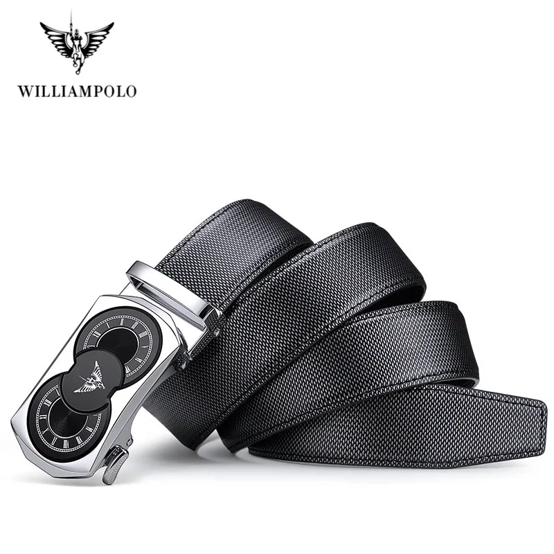 

Willimpolo Famous Brand Belt Men Top Quality Genuine Luxury Leather Belts for Men Strap Male Metal Automatic Buckle PL19991-93P