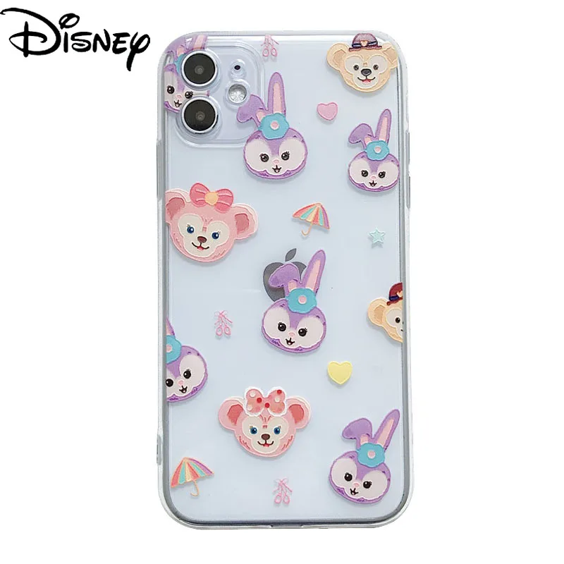 

Disney Cute Cartoon Girl Case for iPhone6S/7/8P/X/XR/XS/XSMAX/11/12Pro/12mini/11promax/se Star Dailu Duffy Bear Phone Cover