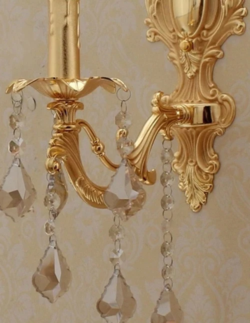 

led wall sconce crystal light home led wall lights decorative led indoor wall lamps european candle crystal wall lamps bedroom