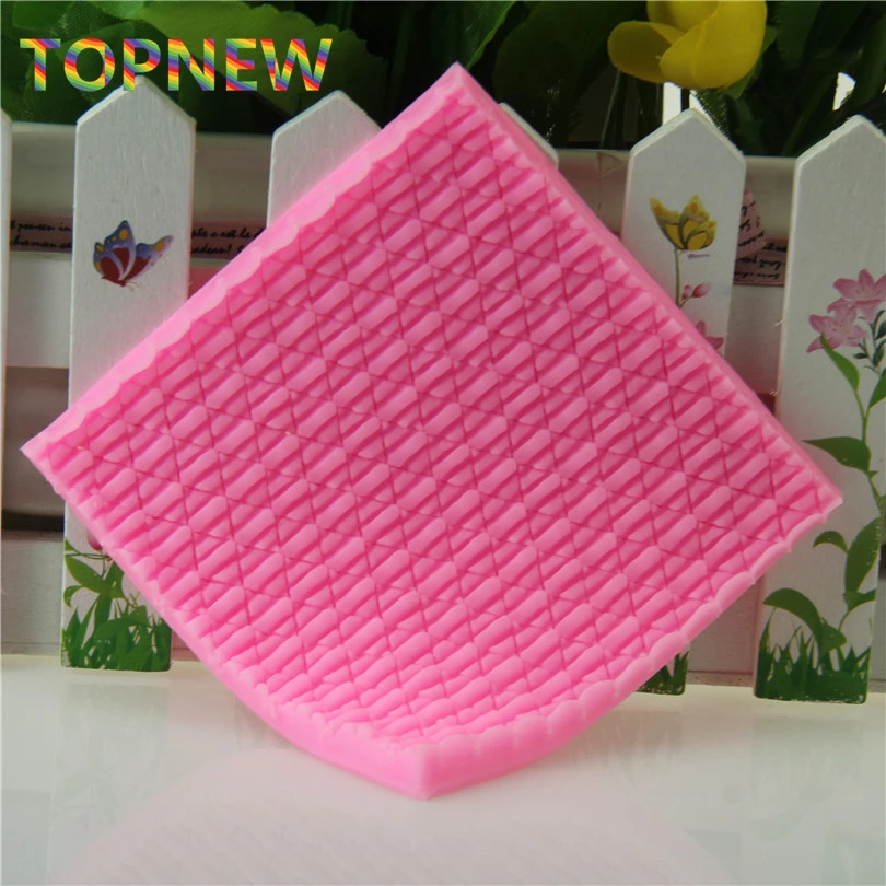 Силиконовая форма игла Вязание Шерсть текстура кружева помадка инструменты для