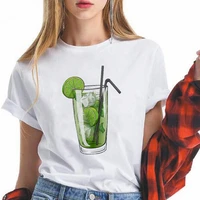 fruit juice modern short sleeve women roar printed animated clothing feminino cartoon gorgeous high quality o neck tshirt