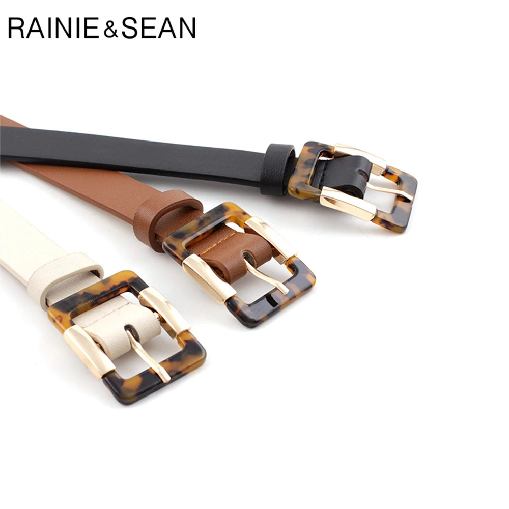 Женский ремень для джинсов RAINIE SEAN черный женский брюк Женские аксессуары ремни 105