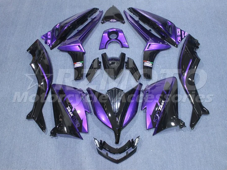 

New Complete Motorcycle Fairings Kit for YAMAHA TMAX530 Tmax 530 2015 2016 T-MAX tmax530 15 16 Custom Free Purple glossy