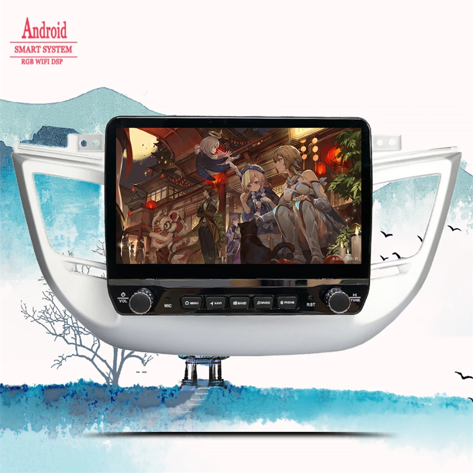 

Android 11 Car Radio DSP For Hyundai TUCSON IX35 2015 2016 2017 Navigation GPS Multimedia Video Player Audio 2 din DVD Cassette