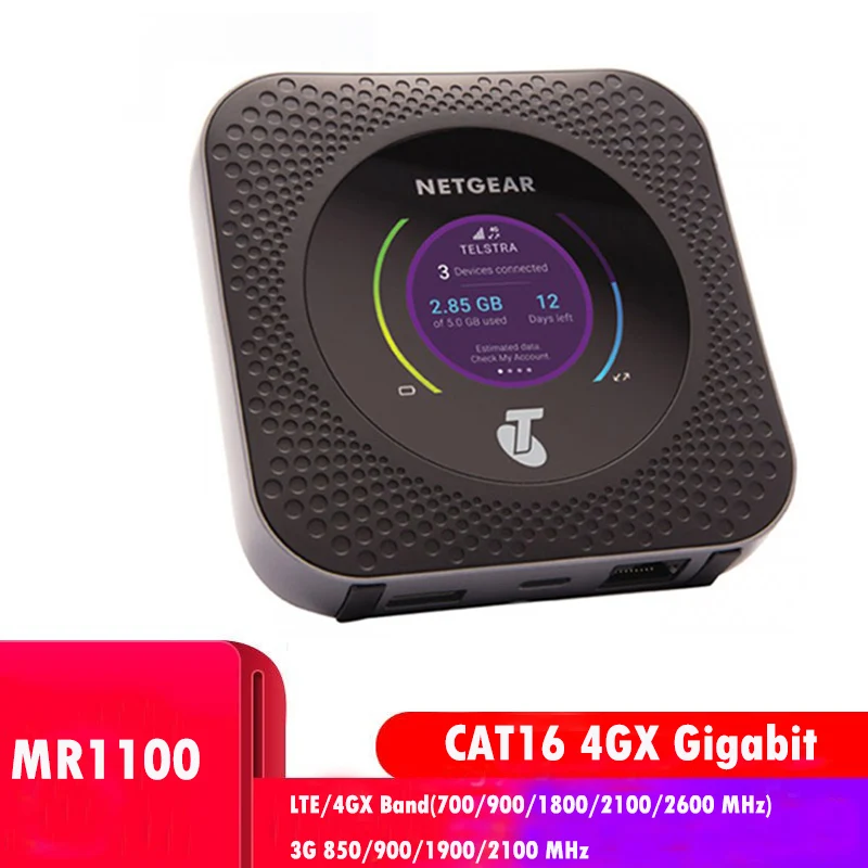 

Netgear Nighthawk M1 MR1100 AU 4GX gigabit mesh wifi LTE Mobile Router 1Gbps WiFi Hotspot 4g modem 4g wifi router with sim card